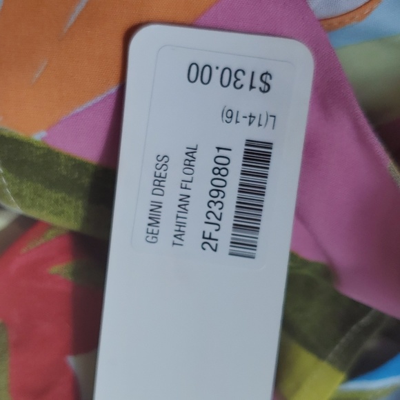 Soft Surroundings Gemini Midi Floral Print Dress Large - Picture 8 of 8